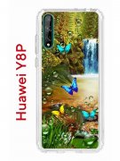 Чехол-накладка Huawei Y8P/Honor 30i/Huawei P Smart S 2020 Kruche Print Водопад