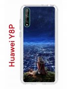 Чехол-накладка Huawei Y8P (588945) Kruche PRINT Ночные Огни