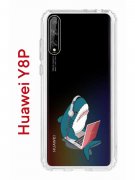 Чехол-накладка Huawei Y8P (588945) Kruche PRINT Акула