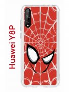 Чехол-накладка Huawei Y8P/Honor 30i/Huawei P Smart S 2020 Kruche Print Человек-Паук красный