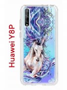 Чехол-накладка Huawei Y8p/Honor 30i/P Smart S 2020 Kruche Print Грация