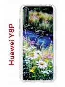 Чехол-накладка Huawei Y8p/Honor 30i/P Smart S 2020 Kruche Print Ромашки у ручья