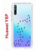 Чехол-накладка Huawei Y8p/Honor 30i/P Smart S 2020 Kruche Print Муравьи