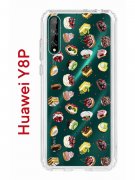 Чехол-накладка Huawei Y8p/Honor 30i/P Smart S 2020 Kruche Print Cake