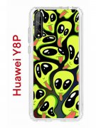 Чехол-накладка Huawei Y8P (588945) Kruche PRINT Инопланетянин