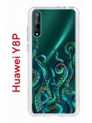 Чехол-накладка Huawei Y8P (588945) Kruche PRINT Щупальца