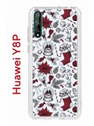 Чехол-накладка Huawei Y8P (588945) Kruche PRINT Рождество