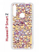Чехол-накладка Huawei P Smart Z (588928) Kruche PRINT Корги пиксель