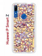 Чехол-накладка Huawei P Smart Z (588928) Kruche PRINT Корги пиксель