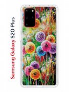 Чехол-накладка Samsung Galaxy S20 Plus (582686) Kruche PRINT Одуванчики