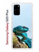 Чехол-накладка Samsung Galaxy S20 Plus Kruche Print Змея