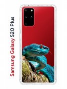 Чехол-накладка Samsung Galaxy S20 Plus Kruche Print Змея