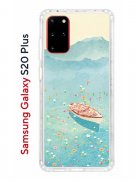 Чехол-накладка Samsung Galaxy S20 Plus Kruche Print озеро цветов