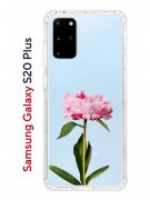 Чехол-накладка Samsung Galaxy S20 Plus Kruche Print Пион