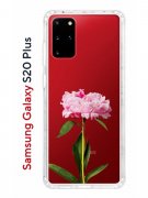 Чехол-накладка Samsung Galaxy S20 Plus Kruche Print Пион