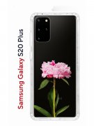 Чехол-накладка Samsung Galaxy S20 Plus Kruche Print Пион