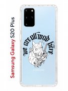 Чехол-накладка Samsung Galaxy S20 Plus Kruche Print J-Cat