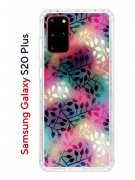 Чехол-накладка Samsung Galaxy S20 Plus Kruche Print Цветные листья