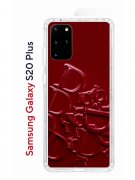 Чехол-накладка Samsung Galaxy S20 Plus Kruche Print Dior