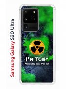 Чехол-накладка Samsung Galaxy S20 Ultra Kruche Print Toxic