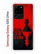 Чехол-накладка Samsung Galaxy S20 Ultra Kruche Print Born to be a King