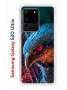 Чехол-накладка Samsung Galaxy S20 Ultra Kruche Print Орел
