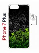 Чехол-накладка Apple iPhone 7 Plus (626141) Kruche PRINT Garage