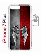 Чехол-накладка iPhone 7 Plus/8 Plus Kruche Magnet Print Крылья