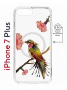 Чехол-накладка Apple iPhone 7 Plus (626141) Kruche PRINT Колибри