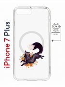 Чехол-накладка Apple iPhone 7 Plus (626141) Kruche PRINT Fox