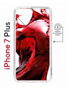 Чехол-накладка Apple iPhone 7 Plus (626141) Kruche PRINT Вино