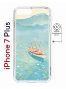 Чехол-накладка Apple iPhone 7 Plus (626141) Kruche PRINT озеро цветов