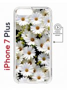Чехол-накладка Apple iPhone 7 Plus (626141) Kruche PRINT Ромашки