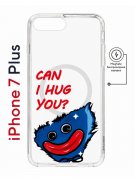 Чехол-накладка Apple iPhone 7 Plus (626141) Kruche PRINT CAN I HUG YOU