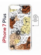 Чехол-накладка Apple iPhone 7 Plus (626141) Kruche PRINT Ягоды и Цветы