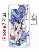 Чехол-накладка Apple iPhone 7 Plus (626141) Kruche PRINT Грация