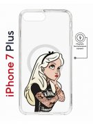 Чехол-накладка Apple iPhone 7 Plus (626141) Kruche PRINT Tattoo Girl