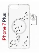 Чехол-накладка Apple iPhone 7 Plus (626141) Kruche PRINT Муравьи