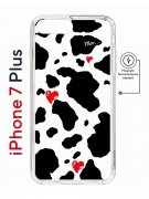 Чехол-накладка Apple iPhone 7 Plus (626141) Kruche PRINT Корова