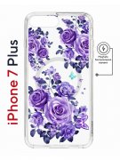 Чехол-накладка Apple iPhone 7 Plus (626141) Kruche PRINT Roses