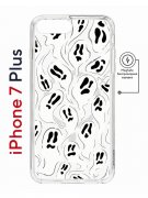 Чехол-накладка Apple iPhone 7 Plus (626141) Kruche PRINT Призраки