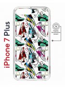 Чехол-накладка Apple iPhone 7 Plus (626141) Kruche PRINT Кроссы Nike Air Max