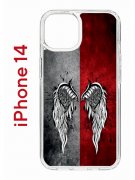 Чехол-накладка Apple iPhone 14  (625957) Kruche PRINT Крылья