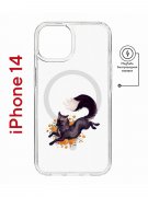 Чехол-накладка Apple iPhone 14  (625959) Kruche PRINT Fox