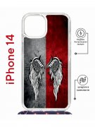 Чехол-накладка Apple iPhone 14  (625960) Kruche PRINT Крылья