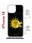 Чехол-накладка Apple iPhone 14  (625960) Kruche PRINT Tarot Lovers