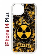 Чехол-накладка Apple iPhone 14 Plus (625954) Kruche PRINT Danger