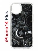 Чехол-накладка Apple iPhone 14 Plus (625954) Kruche PRINT Двигатель