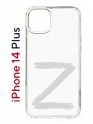 Чехол-накладка Apple iPhone 14 Plus (625954) Kruche PRINT Zet