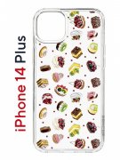 Чехол-накладка Apple iPhone 14 Plus (625954) Kruche PRINT Cake